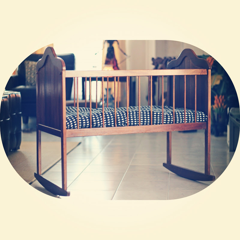 love tenfold antique cradle